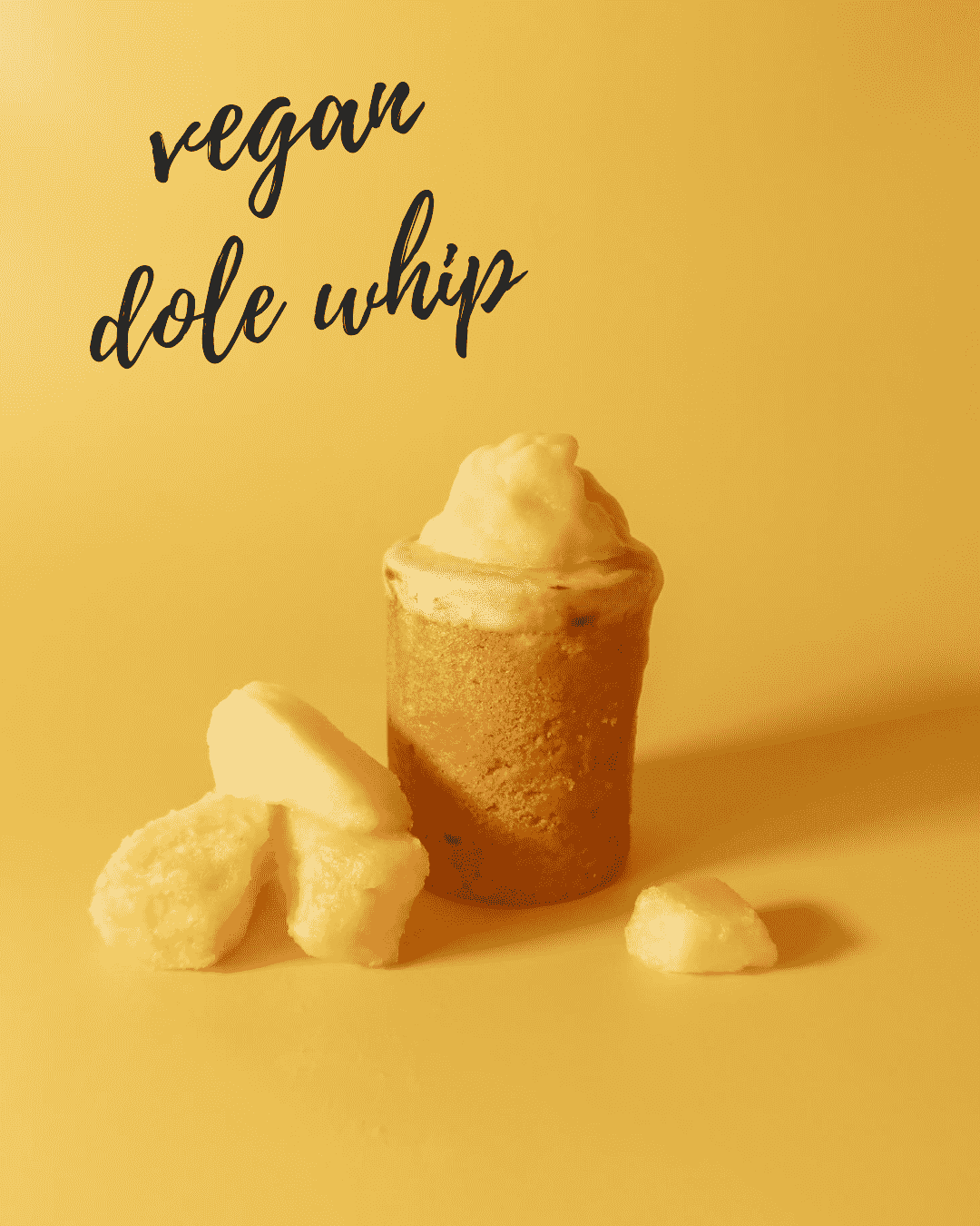 Fast + Easy Vegan Dole Whip Recipe